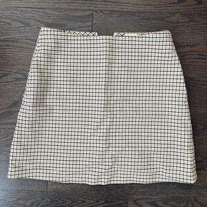 Aritzia plaid mini skirt